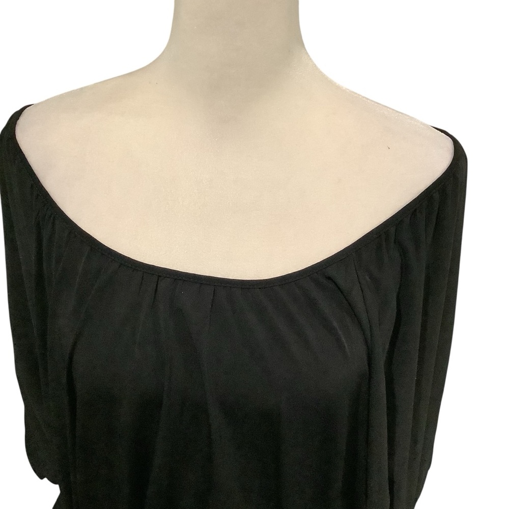 Michael Kors Elegant Solid Black One-Shoulder, Of… - image 7